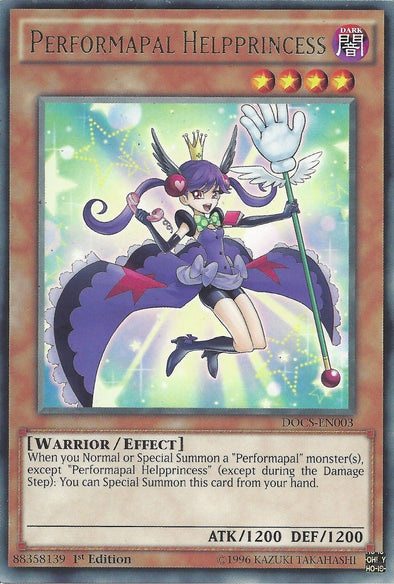 Performapal Helpprincess - DOCS-EN003 - Rare - 1st Edition available at 401 Games Canada