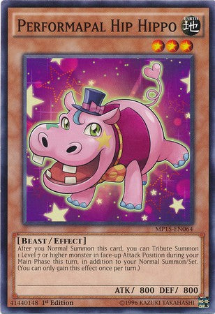 Performapal Hip Hippo - MP15-EN064 - Common - 1st Edition available at 401 Games Canada