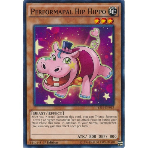 Performapal Hip Hippo - YS16-EN013 - Common - 1st Edition available at 401 Games Canada