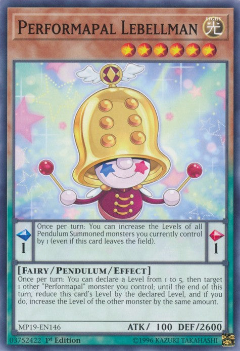 Performapal Lebellman - MP19-EN146 - Common - 1st Edition available at 401 Games Canada