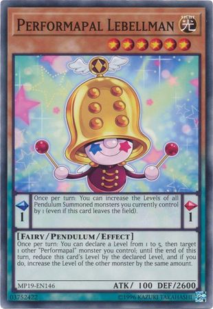 Performapal Lebellman - MP19-EN146 - Common - Unlimited available at 401 Games Canada