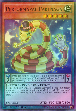 Performapal Partnaga - SP15-EN025 - Shatterfoil Rare - 1st Edition available at 401 Games Canada