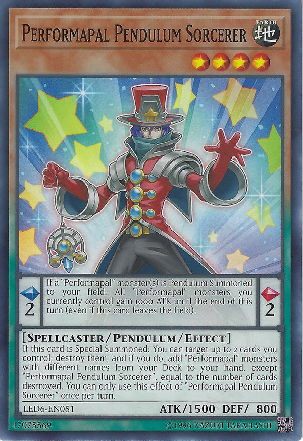 Performapal Pendulum Sorcerer - LED6-EN051 - Common - Unlimited available at 401 Games Canada