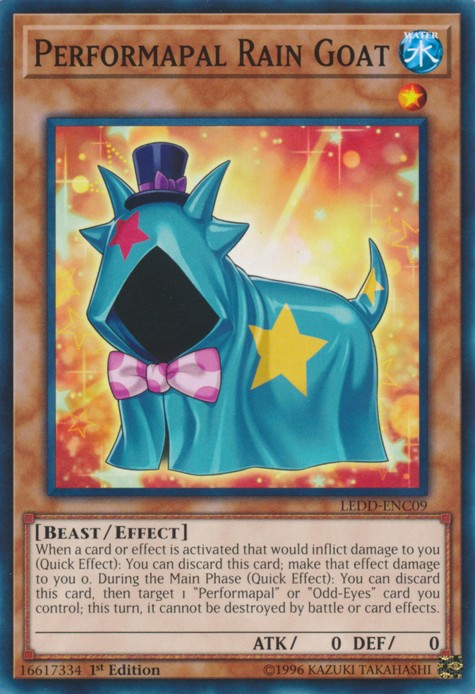 Performapal Rain Goat - LEDD-ENC09 - Common - 1st Edition available at 401 Games Canada