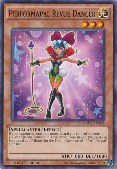 Performapal Revue Dancer - MACR-EN003 - Common - 1st Edition available at 401 Games Canada