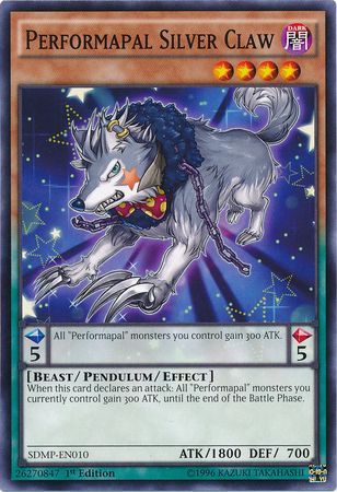 Performapal Silver Claw - SDMP-EN010 - Common - 1st Edition available at 401 Games Canada