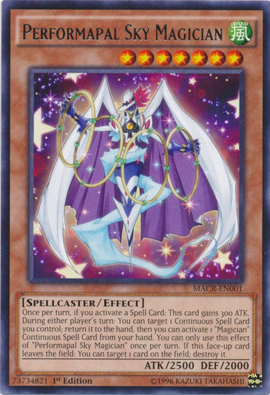 Performapal Sky Magician - MACR-EN001 - Rare - 1st Edition available at 401 Games Canada