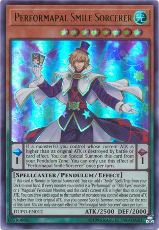 Performapal Smile Sorcerer - DUPO-EN012 - Ultra Rare - Unlimited available at 401 Games Canada