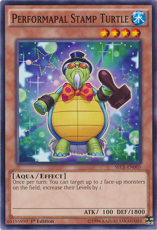 Performapal Stamp Turtle - SECE-EN005 - Common - 1st Edition available at 401 Games Canada