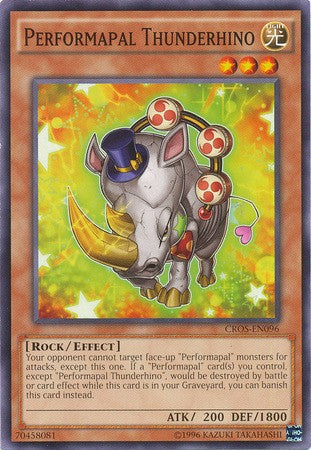 Performapal Thunderhino - CROS-EN096 - Common - Unlimited available at 401 Games Canada