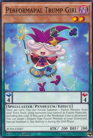 Performapal Trump Girl - BOSH-EN007 - Common - 1st Edition available at 401 Games Canada