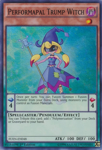 Performapal Trump Witch - FUEN-EN048 - Super Rare - 1st Edition available at 401 Games Canada