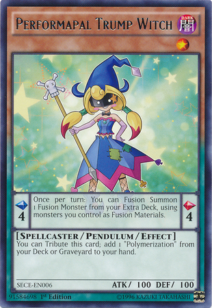 Performapal Trump Witch - SECE-EN006 - Rare - 1st Edition available at 401 Games Canada