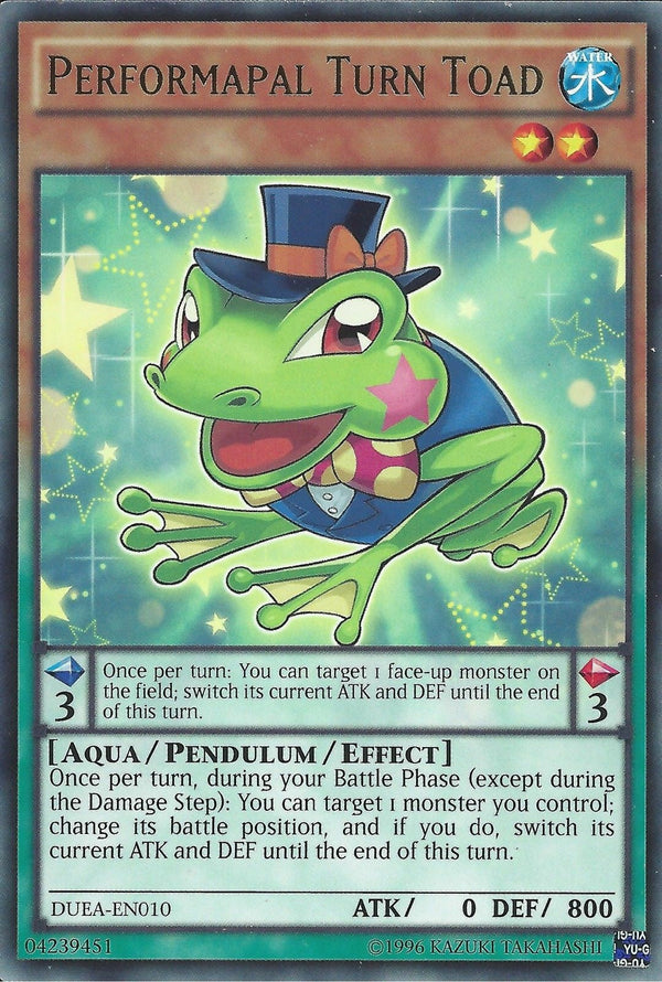 Performapal Turn Toad - DUEA-EN010 - Rare - Unlimited available at 401 Games Canada