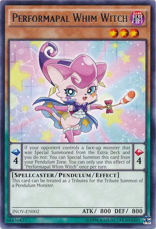 Performapal Whim Witch - INOV-EN002 - Rare - Unlimited available at 401 Games Canada