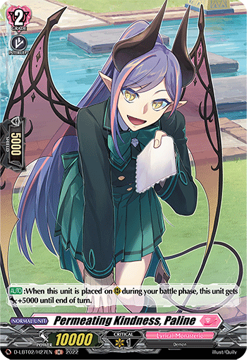 Permeating Kindness, Paline - D-LBT02/H27 - Holo Rare available at 401 Games Canada