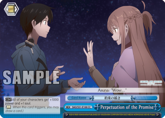 Perpetuation of the Promise - SAO/S51-E100 - Climax Common available at 401 Games Canada