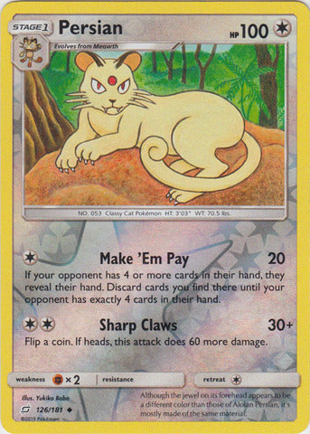 Persian - 126/181 - Uncommon - Reverse Holo available at 401 Games Canada
