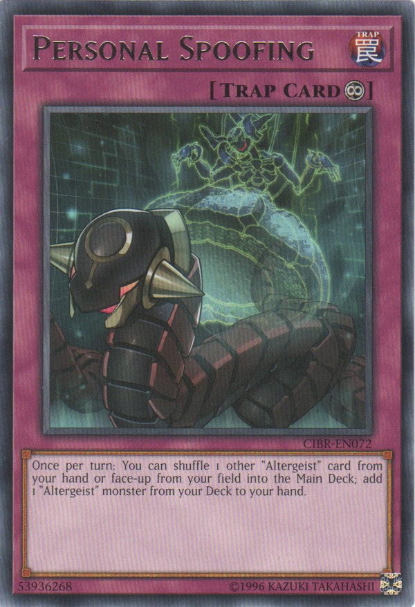 Personal Spoofing - CIBR-EN072 - Rare - Unlimited available at 401 Games Canada
