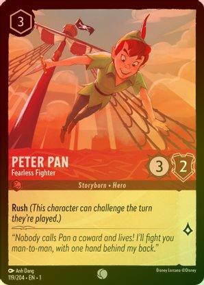 Peter Pan (Fearless Fighter) - 119/204 - Common (Foil) available at 401 Games Canada