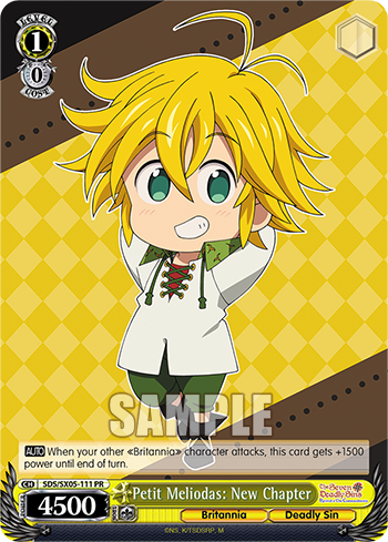 Petit Meliodas: New Chapter - SDS/SX05-E111 - Promo available at 401 Games Canada