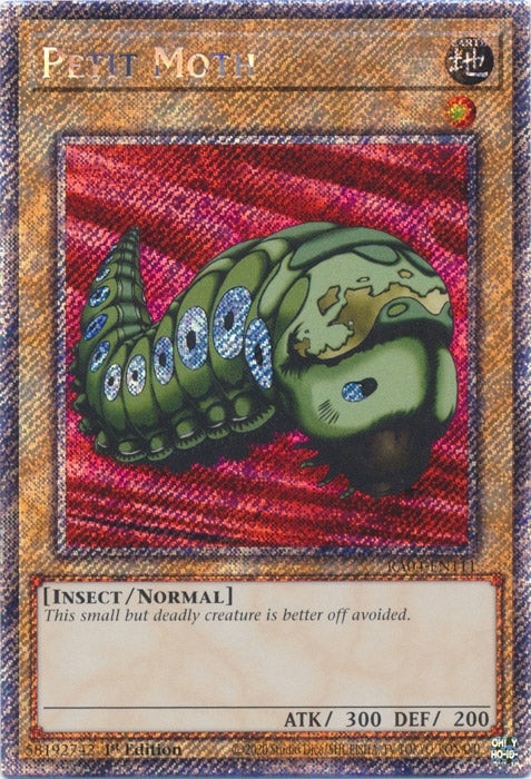 Petit Moth (Platinum Secret Rare) - RA04-EN111 - Platinum Secret Rare - 1st Edition