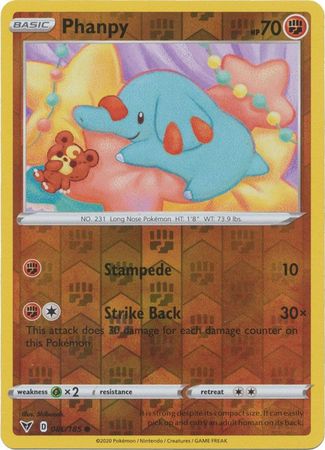 Phanpy - 086/185 - Common - Reverse Holo available at 401 Games Canada