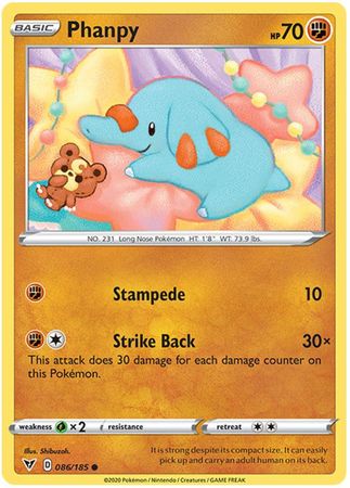 Phanpy - 086/185 - Common available at 401 Games Canada