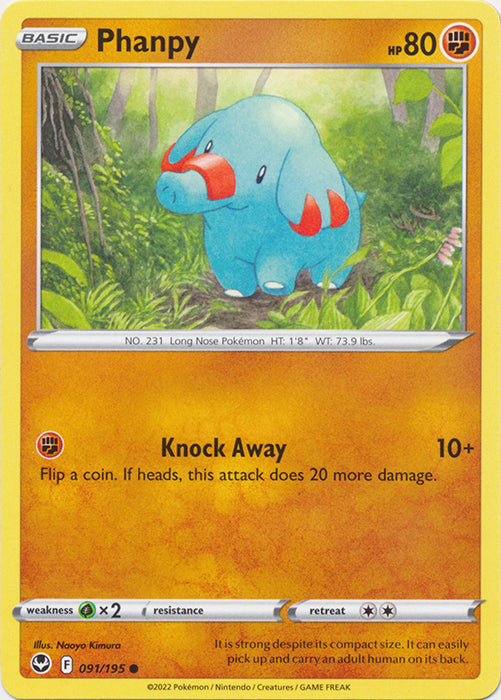 Phanpy - 091/195 - Common available at 401 Games Canada