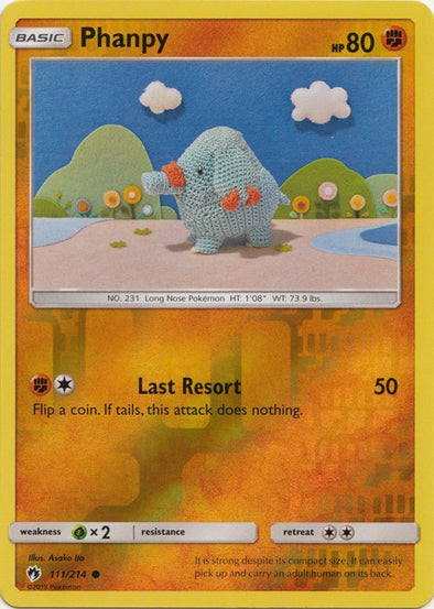 Phanpy - 111/214 - Common - Reverse Holo available at 401 Games Canada