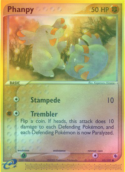 Phanpy - 62/109 - Common - Reverse Holo available at 401 Games Canada