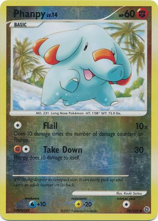 Phanpy - 98/132 - Common - Reverse Holo available at 401 Games Canada