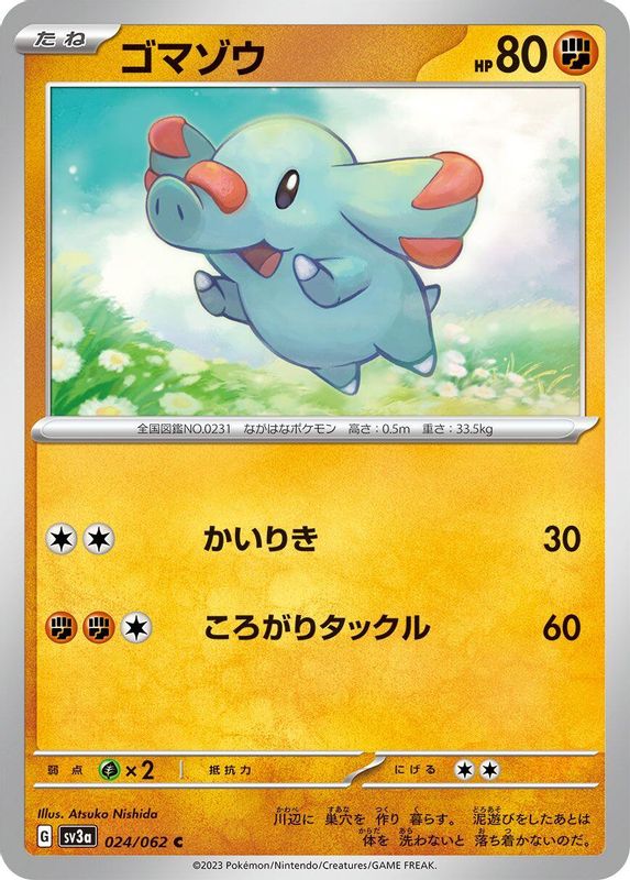 Phanpy (Japanese) - 024/062 - Common