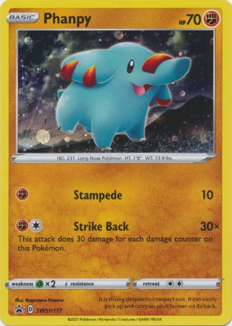 Phanpy - SWSH117 - Holo Promo available at 401 Games Canada