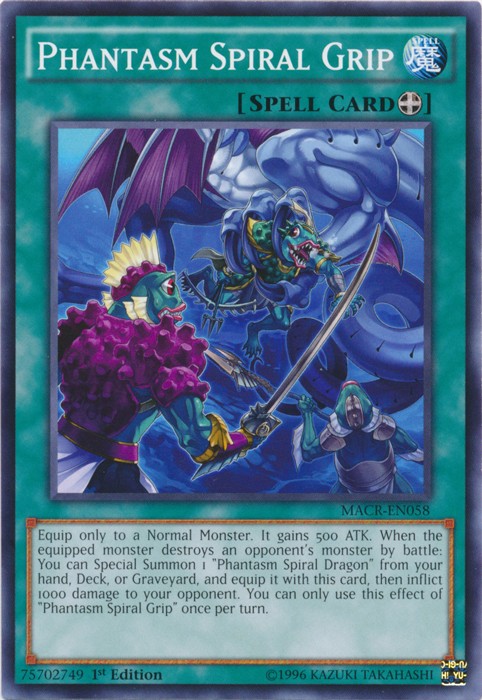 Phantasm Spiral Grip - MACR-EN058 - Common - 1st Edition available at 401 Games Canada