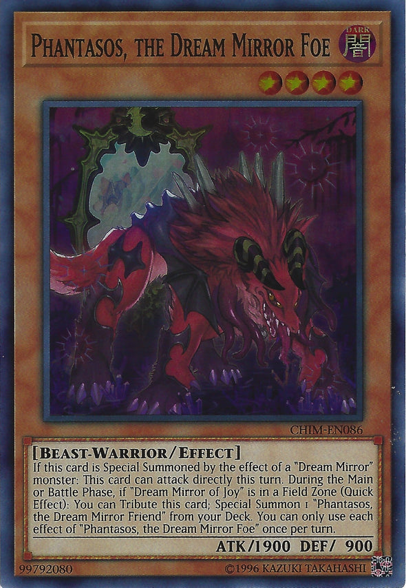 Phantasos, the Dream Mirror Foe - CHIM-EN086 - Super Rare - Unlimited available at 401 Games Canada