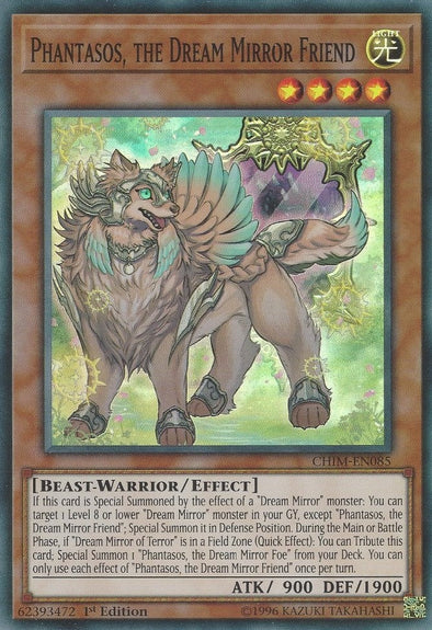 Phantasos, the Dream Mirror Friend - CHIM-EN085 - Super Rare - 1st Edition available at 401 Games Canada