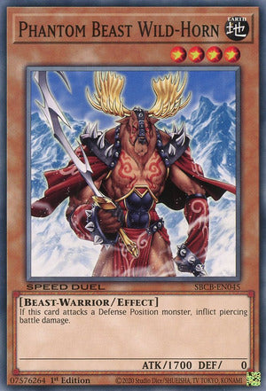 Phantom Beast Wild-Horn - SBCB-EN045 - Common - 1st Edition available at 401 Games Canada