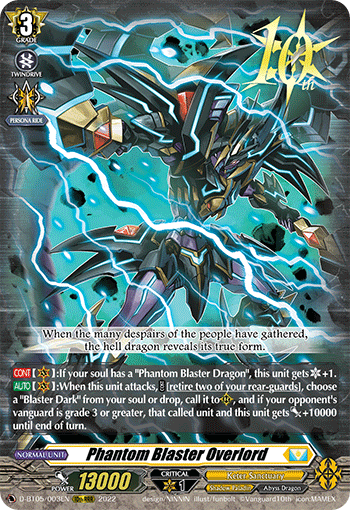 Phantom Blaster Overlord - D-BT05/003 - 10th RRR available at 401 Games Canada