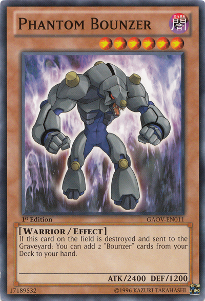 Phantom Bounzer - GAOV-EN011 - Common - 1st Edition available at 401 Games Canada