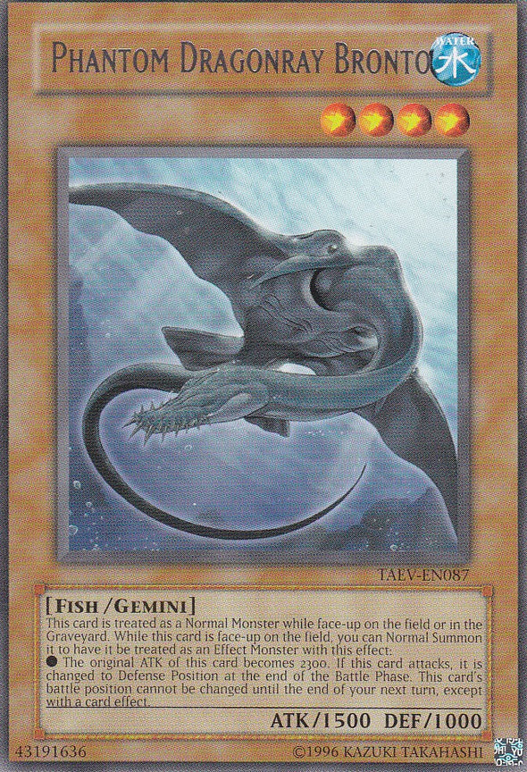 Phantom Dragonray Bronto - TAEV-EN087 - Rare - Unlimited available at 401 Games Canada