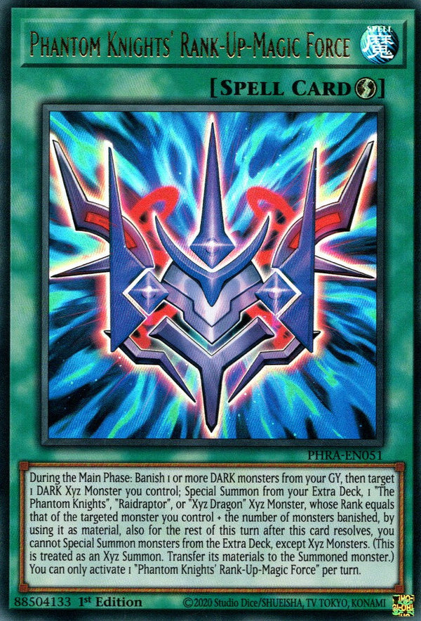 Phantom Knights' Rank-Up-Magic Force - PHRA-EN051 - Ultra Rare - 1st Edition available at 401 Games Canada