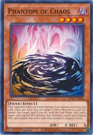 Phantom of Chaos - SDSA-EN006 - Common - 1st Edition available at 401 Games Canada