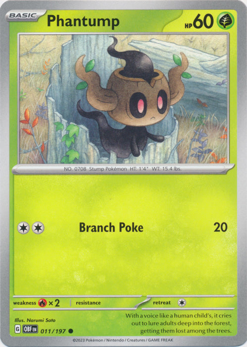 Phantump - 011/197 - Common available at 401 Games Canada