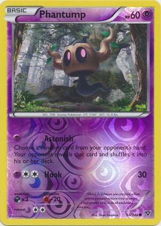 Phantump - 54/146 - Common - Reverse Holo available at 401 Games Canada