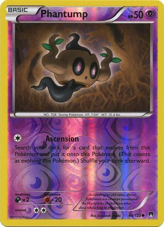 Phantump - 64/122 - Common - Reverse Holo available at 401 Games Canada