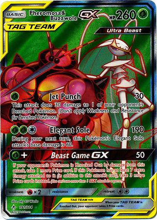 Pheromosa & Buzzwole GX - 191/214 - Full Art Ultra Rare available at 401 Games Canada