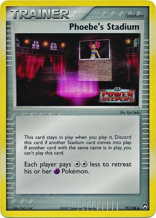 Phoebe's Stadium - 79/108 - Uncommon - Reverse Holo available at 401 Games Canada