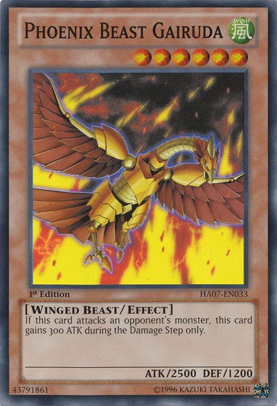 Phoenix Beast Gairuda - HA07-EN033 - Super Rare - 1st Edition available at 401 Games Canada