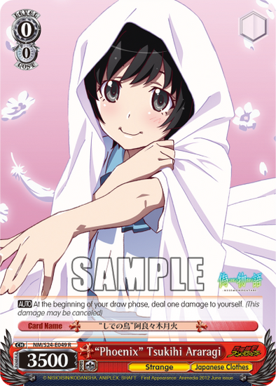 "Phoenix" Tsukihi Araragi - NM/S24-E049 - Rare available at 401 Games Canada